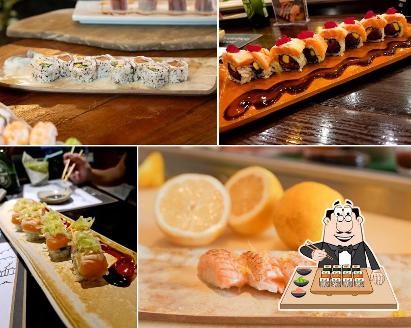 Sushi é um popular prato originário do Japão