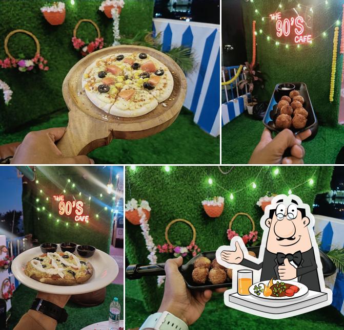 Food at The 90's Cafe