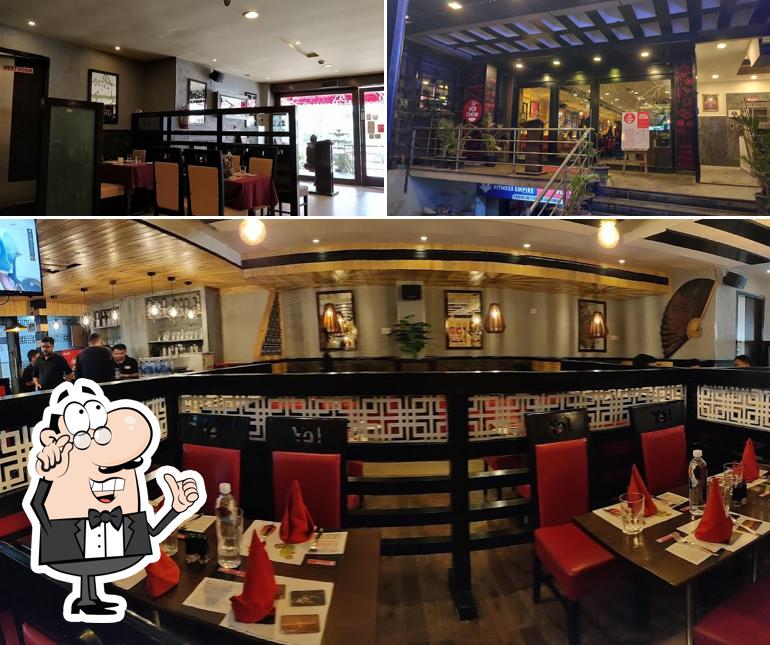 The interior of Yo! Chow