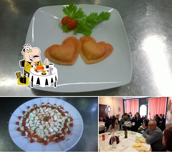 Tra le diverse cose da Porta In Tavola Di Lami Fausto Catering Ristorante Soliera (MO) Cucina Tradizionale Emiliana si possono trovare la cibo e interni
