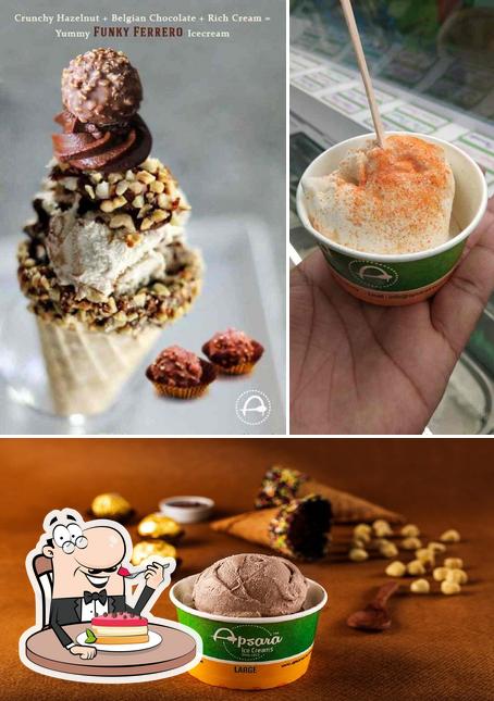 Apsara Ice Creams offers a number of desserts