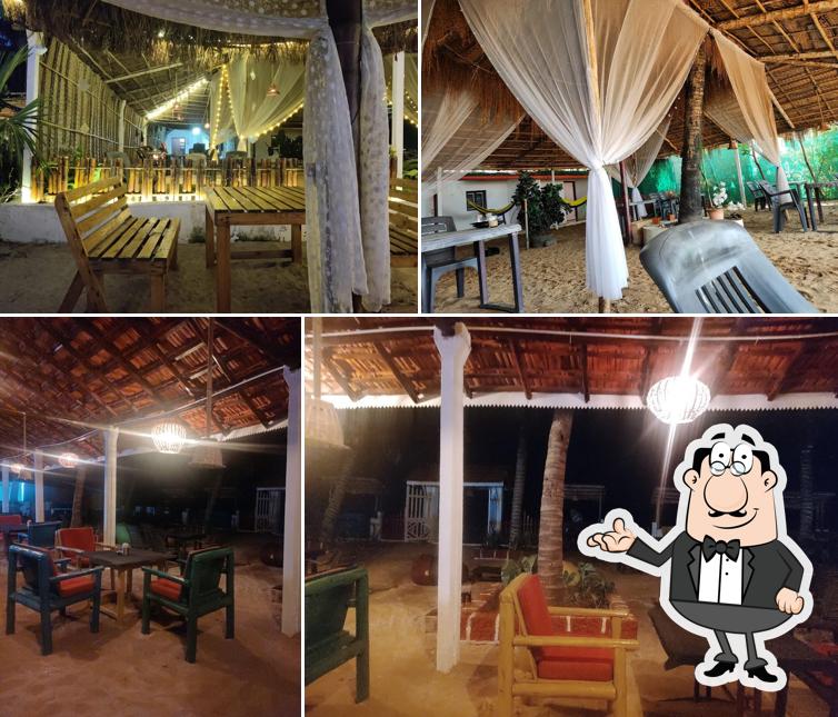 The interior of Kaaré by Freedom Cafe, Gokarna