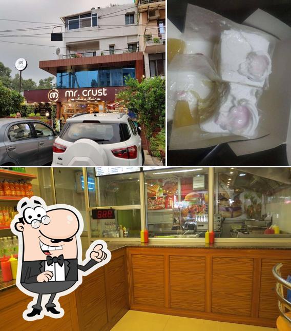 The image of Mr. Crust Bakers’s exterior and interior