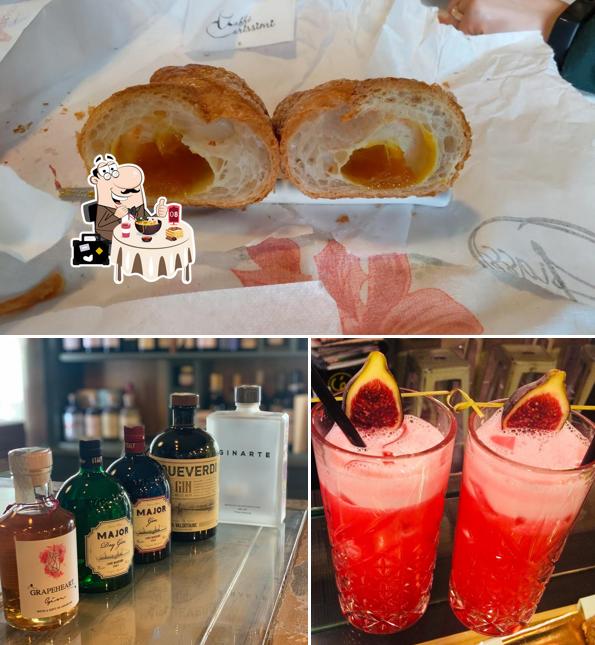 La cibo e alcol del ristorante