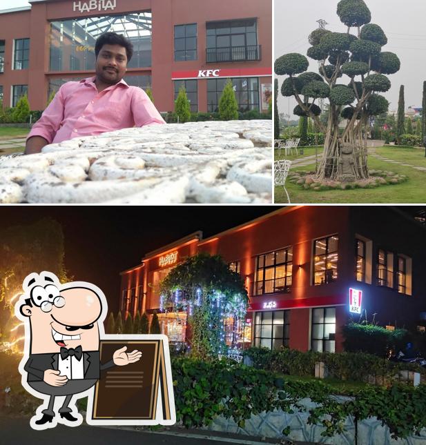 Enjoy the view outside KFC