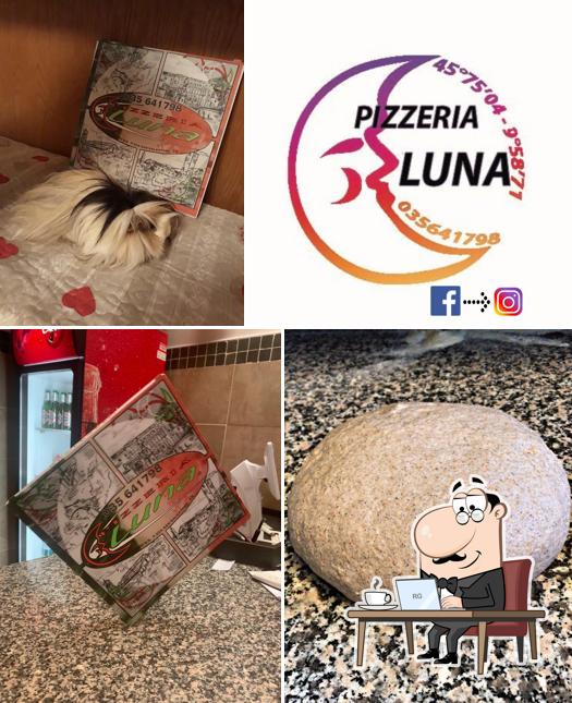 Gli interni di Pizzeria Luna