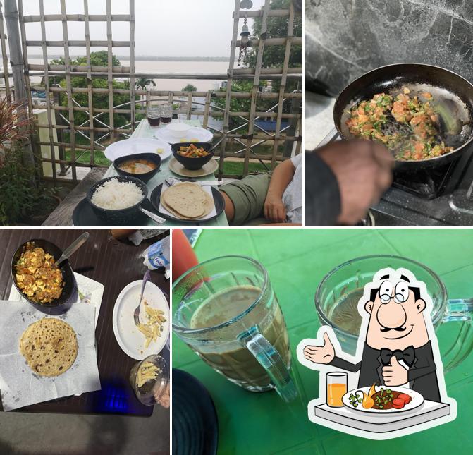 Food at Ganga's Rooftop Cafe