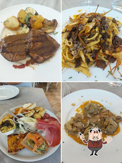 Cibo al Osteria Della Torre di Assisi
