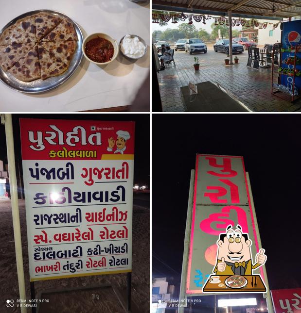 Try out pizza at Purohit restaurant