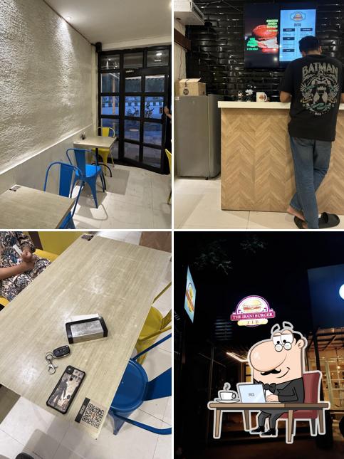 The interior of The Irani Burger