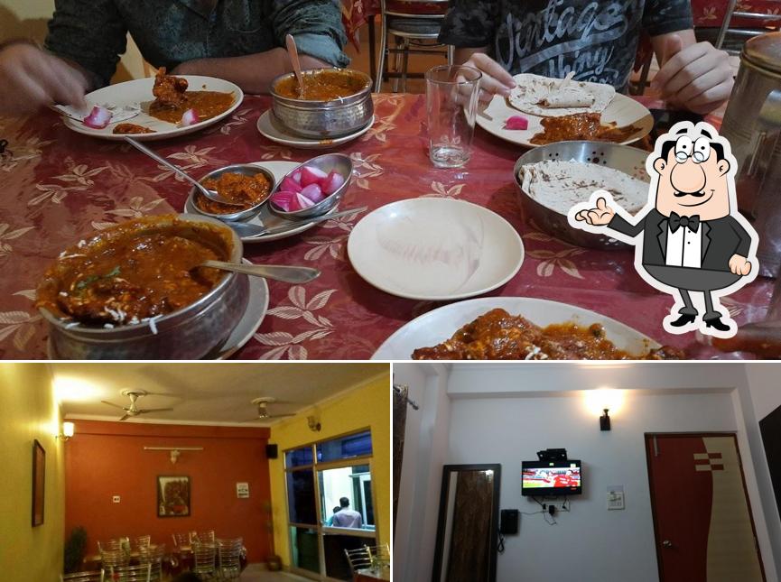 The interior of Shyamal Restaurant