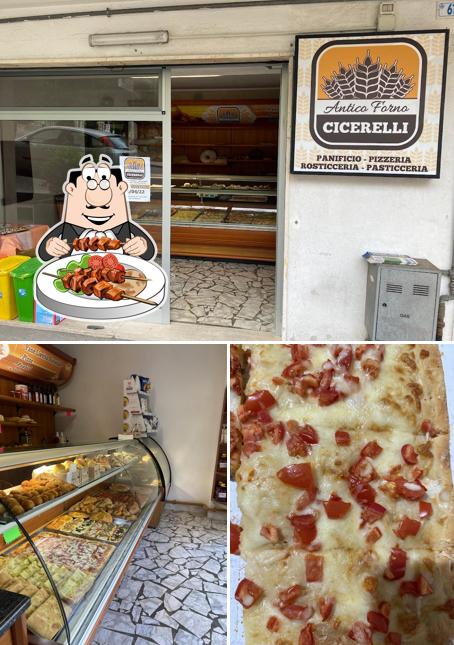 Antico Forno Cicerelli Paola si caratterizza per la cibo e interni