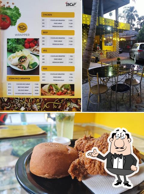 The image of interior and food at B Café Pullad,Thiruvalla