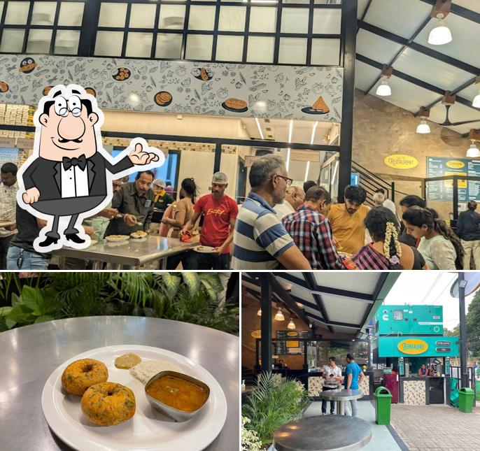 Among various things one can find interior and food at Bengaluru Bhavan - Tiffin Center in Vijayawada