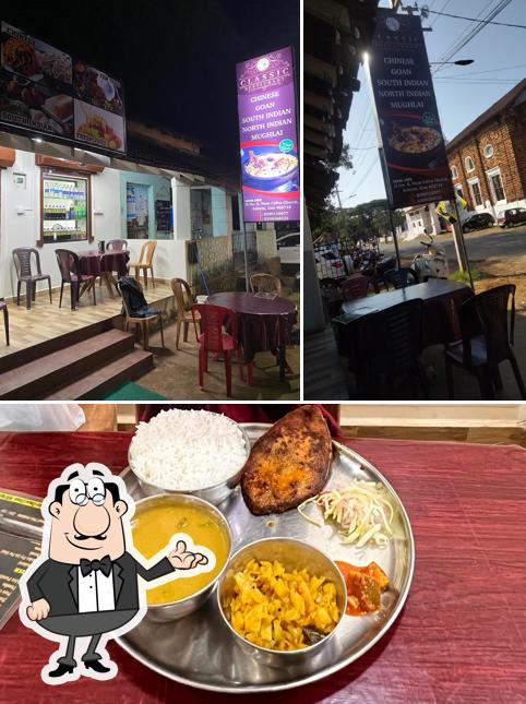The picture of Classic Restaurant’s interior and food