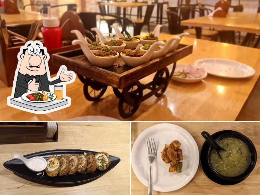 Food at Eggiterian Cafe