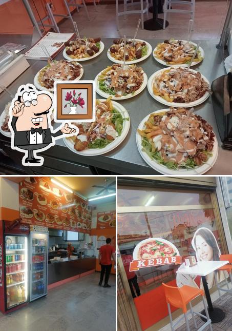 Gli interni di Pak Fast Food
