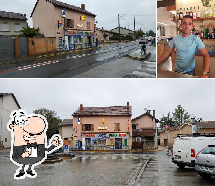 L’image de la extérieur et comptoir de bar concernant BAR TABAC Le Chamois