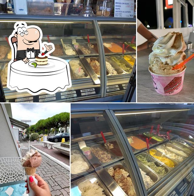 Gelateria IL FARO offre un'ampia selezione di dessert