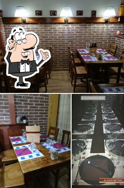 Gli interni di La Locanda Degli Onesti
