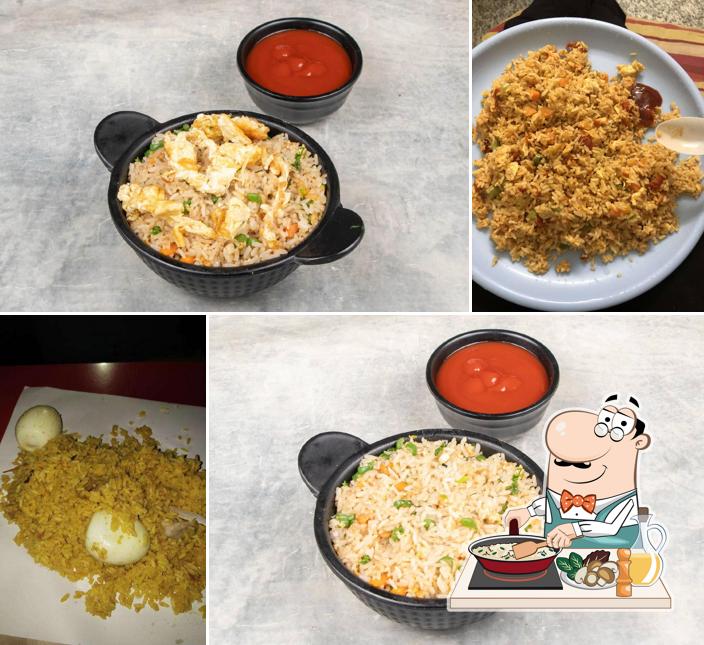 Fried rice at Miya Bhai's Kitchen