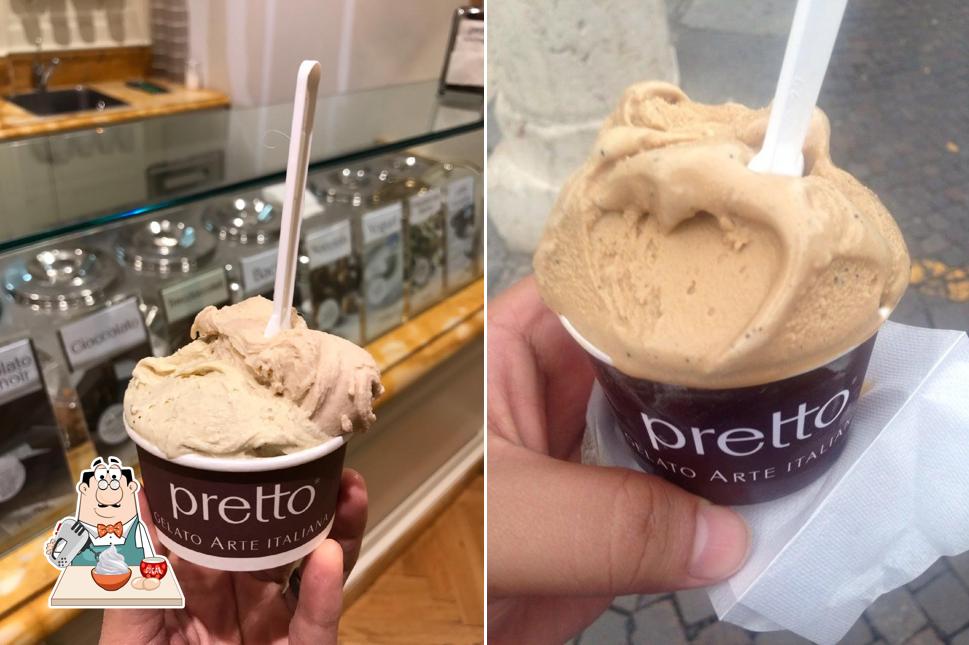 Non scordarti di provare un dessert a Pretto Gelato Arte Italiana