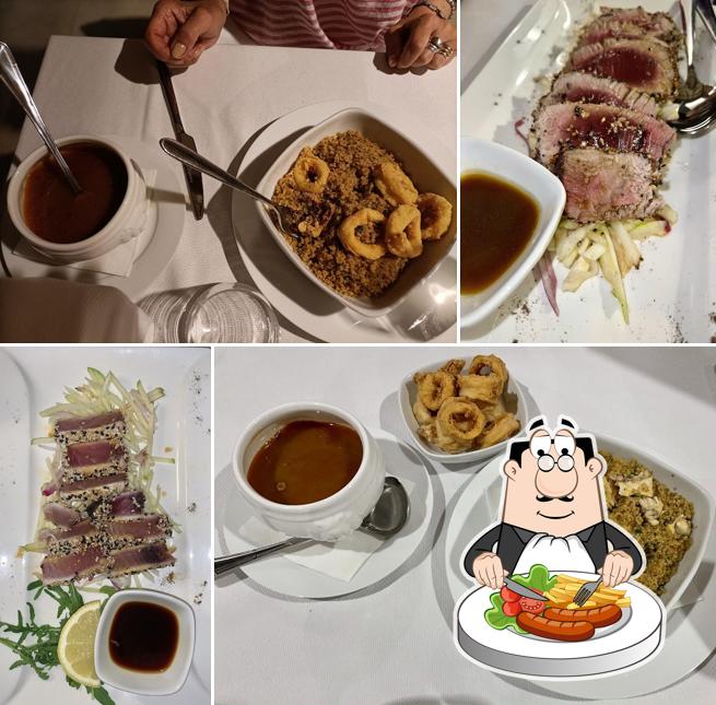 Platti al Ristorante Cala Mancina