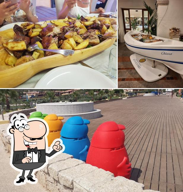 Goditi la vista dagli esterni di Ristorante Riva Azzurra