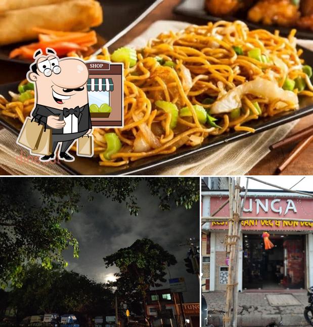 The picture of Tunga Restaurant’s exterior and food