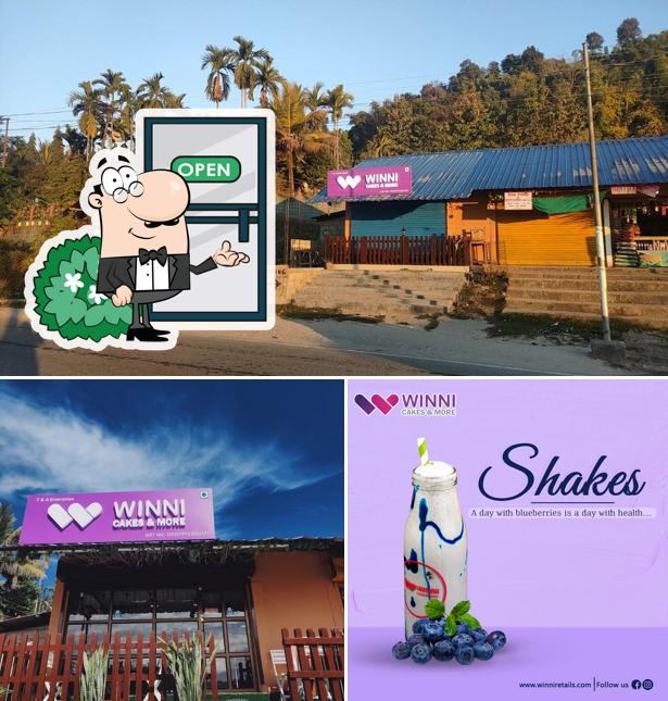 Among various things one can find exterior and beverage at Winni Cakes & More