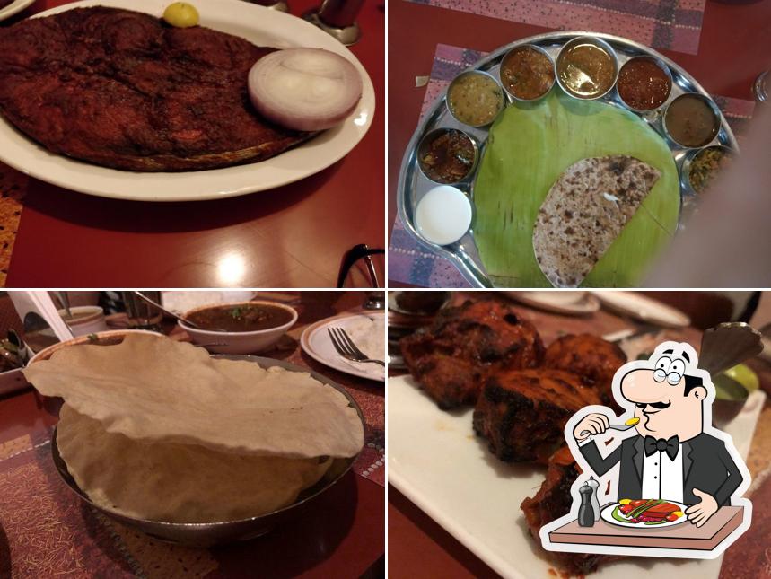 Food at Meenam Restaurant