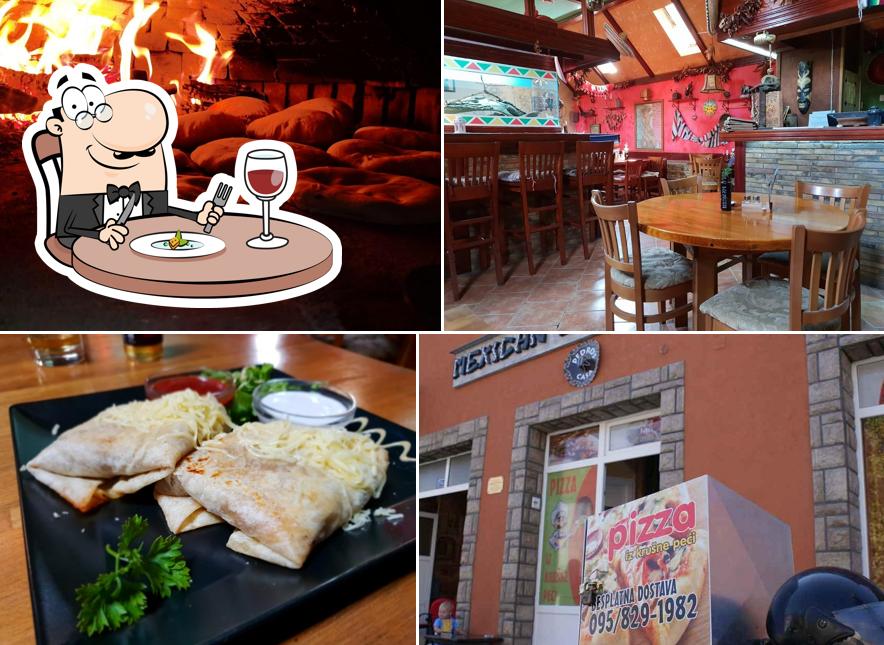 Platti al Mexican bar Tequila