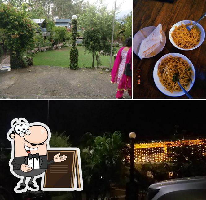This is the picture depicting exterior and food at 20-20 Lawns & Restaurant. Best Restaurant