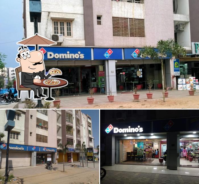 The exterior of Domino's Pizza Quthibullapur, Hyderabad