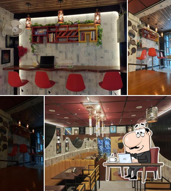 The interior of Dough Hub