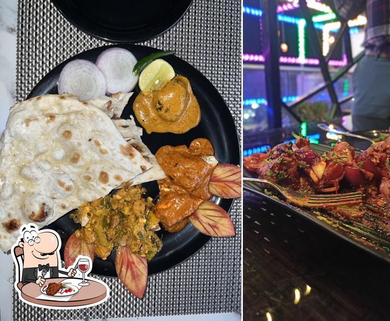 Nirvana - The Rooftop Cafe provides meat meals