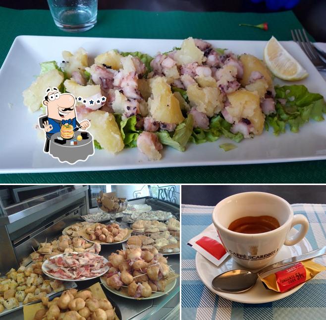 Tra le diverse cose da Bar l'Incontro si possono trovare la cibo e bevanda