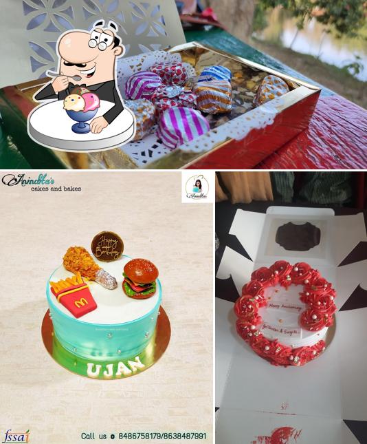 Anindita's cakes and bakes offers a number of desserts