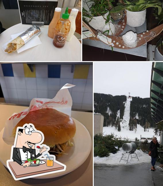 Dai un’occhiata alla foto che presenta la cibo e esterno di Kebap Bar Umut GmbH