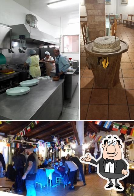 Gli interni di Maricucciata Trattoria Pizzeria