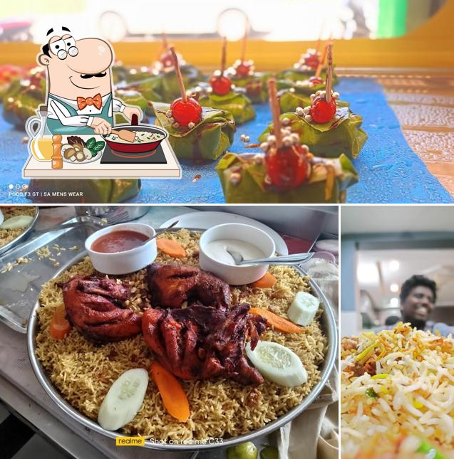 Fried rice at New Shaik chand family restaurant & Residency