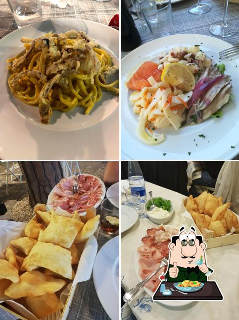 Platti al Ristorante Le Crescentine di Novella