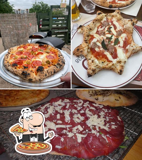 Ordina tra le molte varianti di pizza