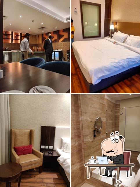 The interior of Divine Clarks inn suites