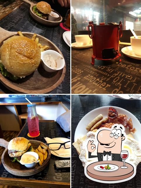 Meals at swish cafe