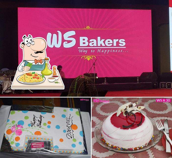 This is the picture showing food and interior at WS Bakers