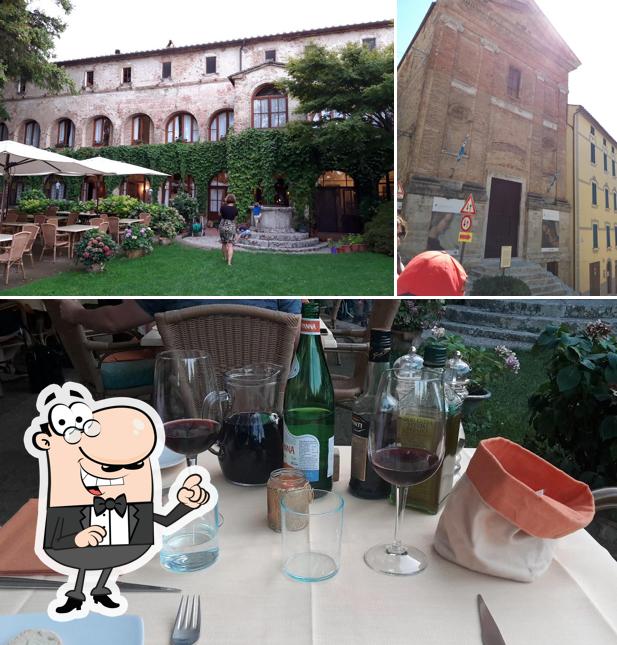 Gli interni di Albergo Santa Chiara
