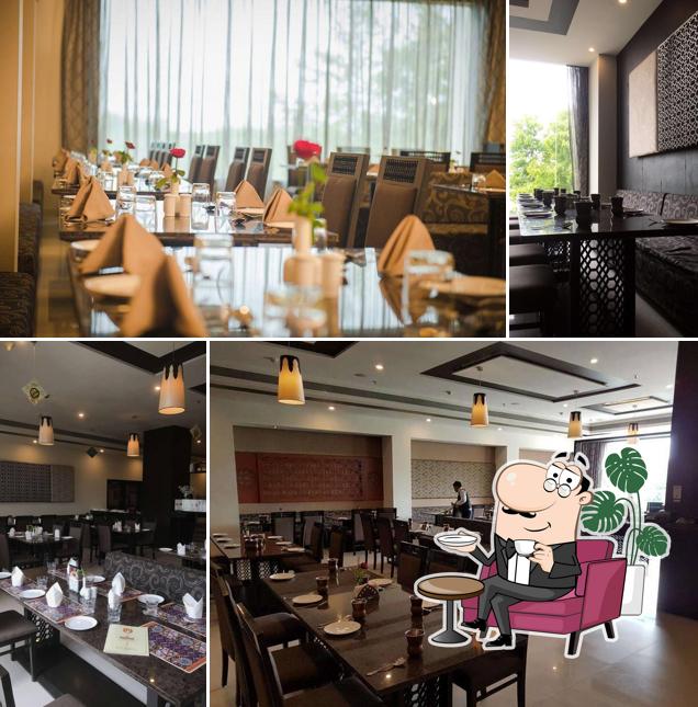 The interior of Narayani Multicuisine Restaurant