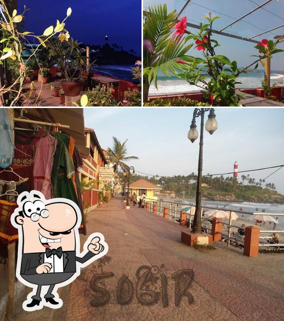 You can get some fresh air at the outside area of ABC. Cafe & Restaurant
