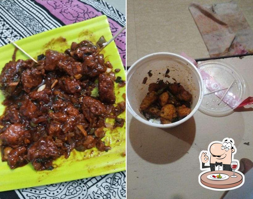 Food at Beven restaurant